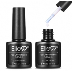 Латекс,Предпазен Силикон за Нокти 8ml Бял elite99